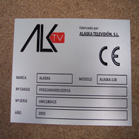 Placa de aluminio