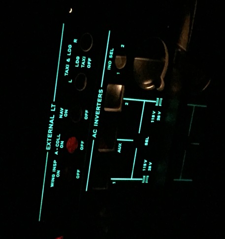 Paneles de control con adaptacion de vision nocturna