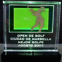 Trofeo metacrilato
