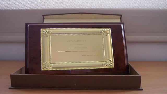 Placa grabada