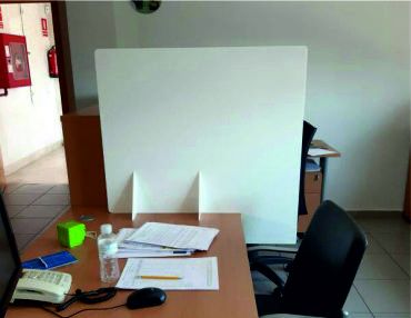 Mampara para oficina
