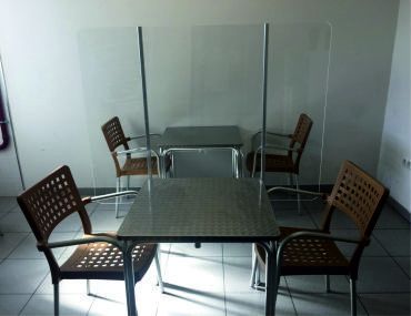 Mampara para terraza, bar o restaurante